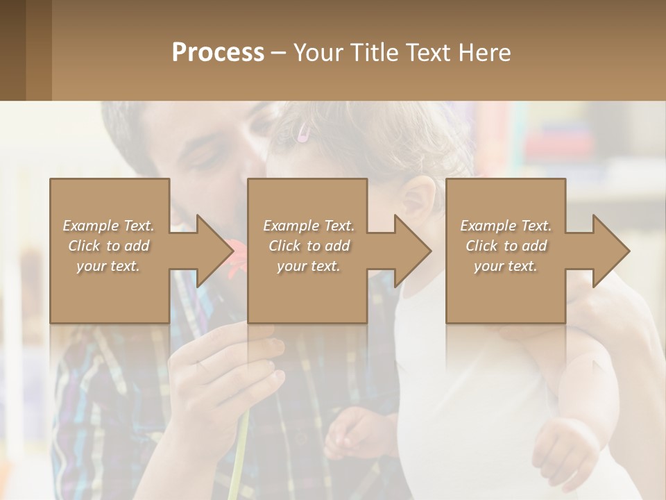 Pensioner Daughter Elderly PowerPoint Template