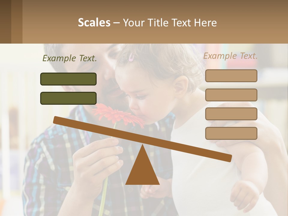 Pensioner Daughter Elderly PowerPoint Template