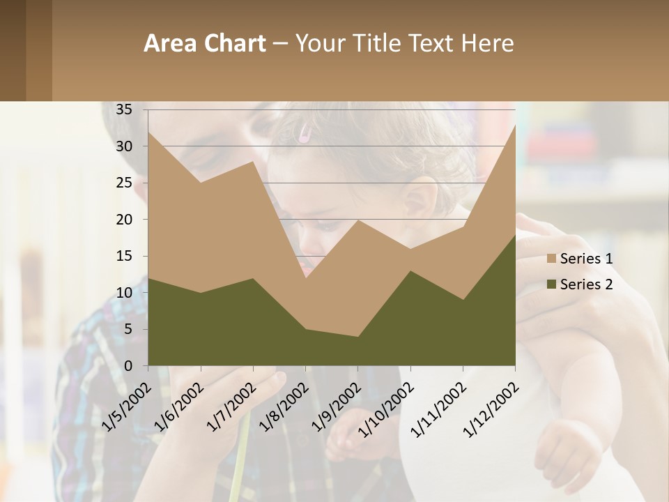 Pensioner Daughter Elderly PowerPoint Template