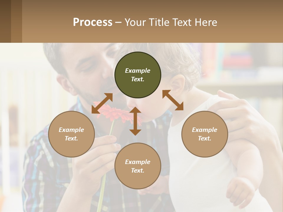 Pensioner Daughter Elderly PowerPoint Template