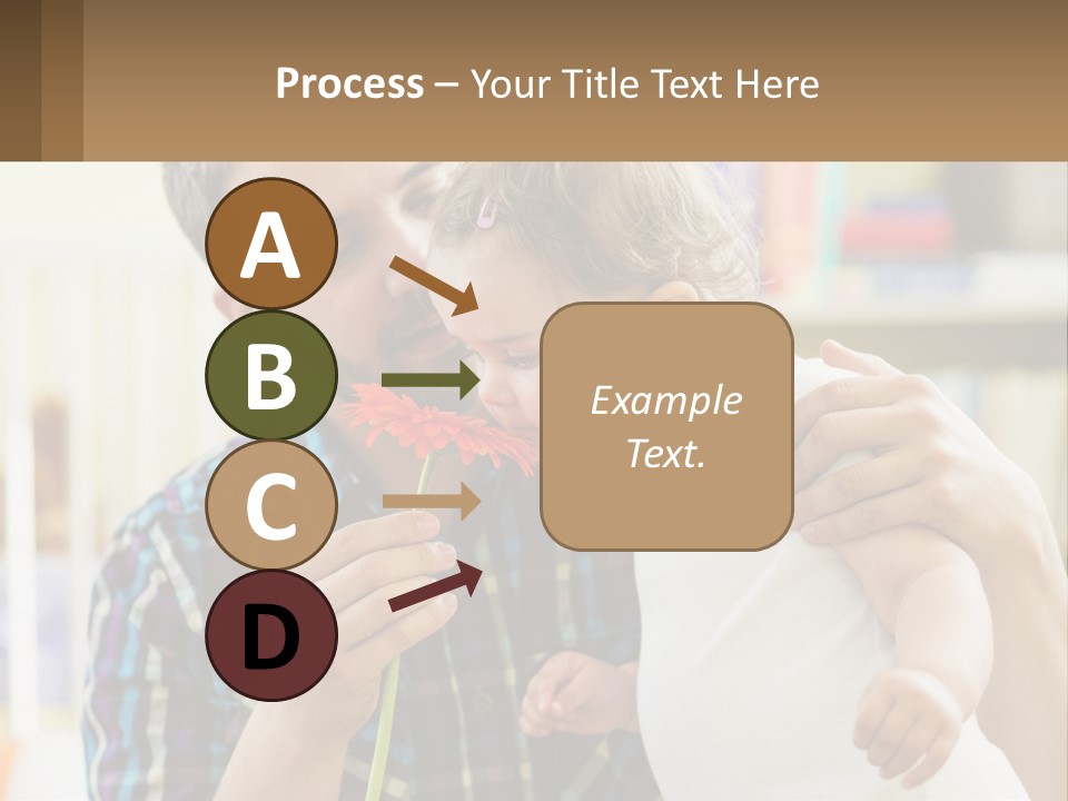 Pensioner Daughter Elderly PowerPoint Template