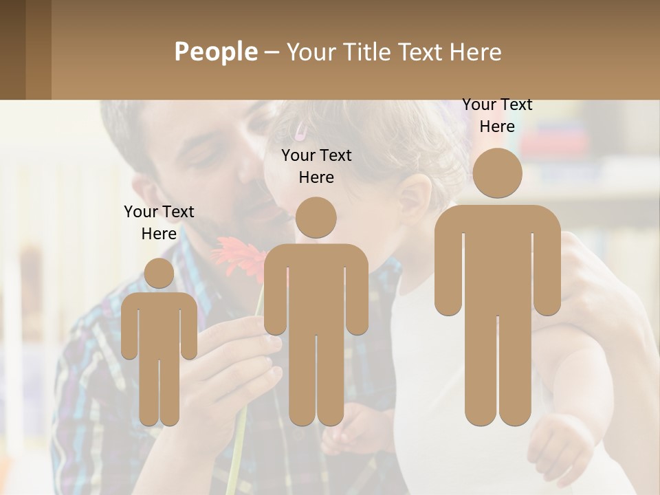 Pensioner Daughter Elderly PowerPoint Template