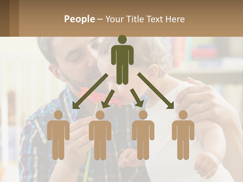 Pensioner Daughter Elderly PowerPoint Template