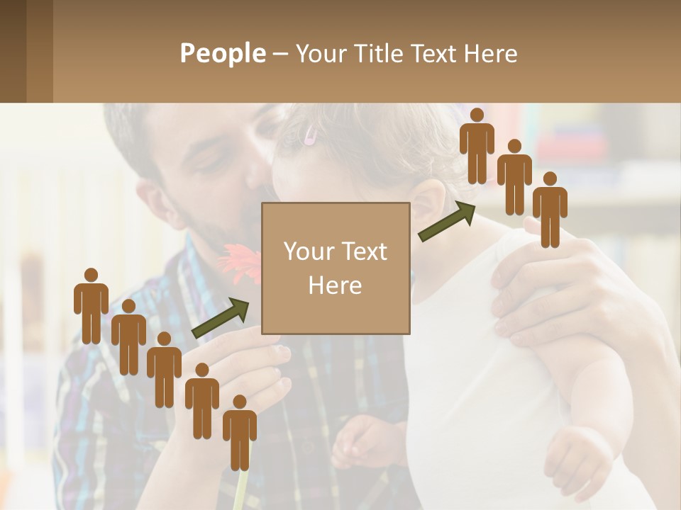 Pensioner Daughter Elderly PowerPoint Template