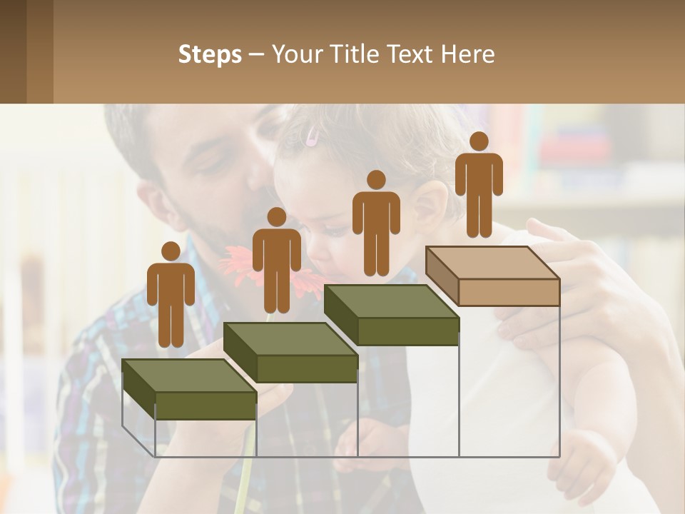 Pensioner Daughter Elderly PowerPoint Template