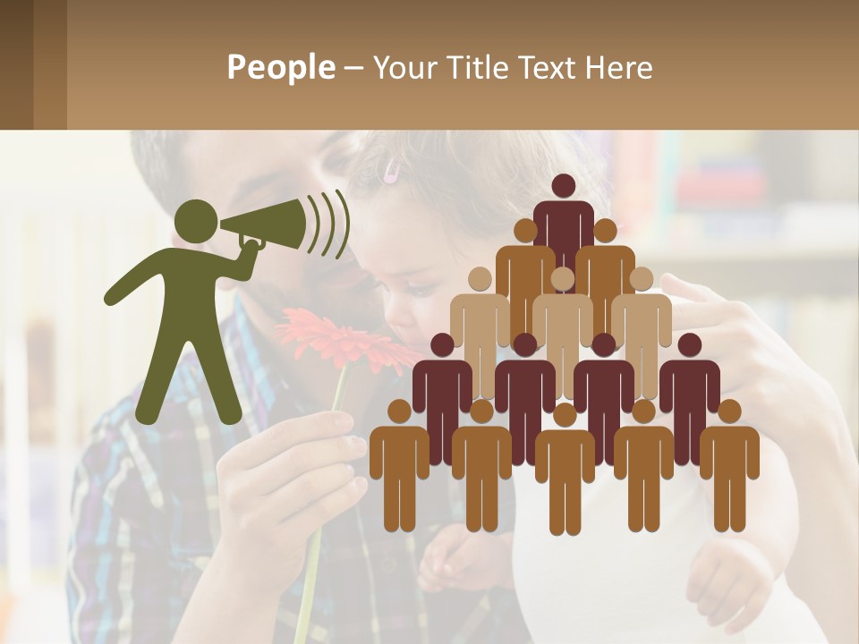 Pensioner Daughter Elderly PowerPoint Template