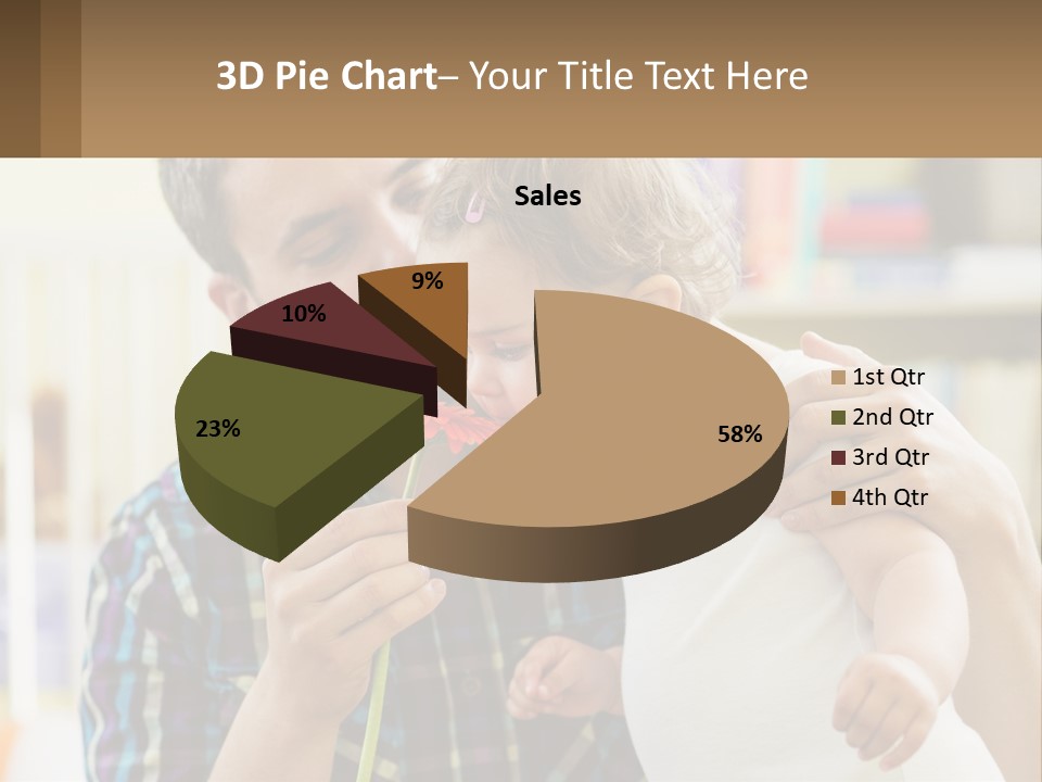 Pensioner Daughter Elderly PowerPoint Template