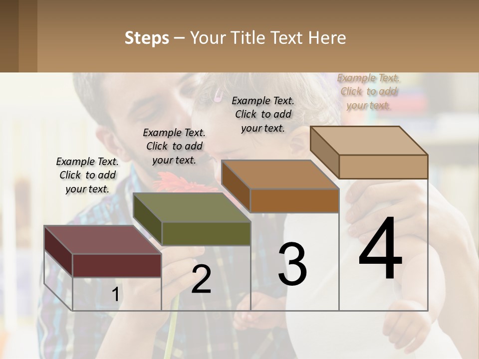 Pensioner Daughter Elderly PowerPoint Template