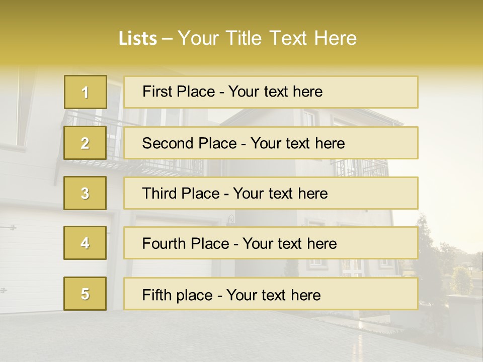 Family Life Elderly PowerPoint Template