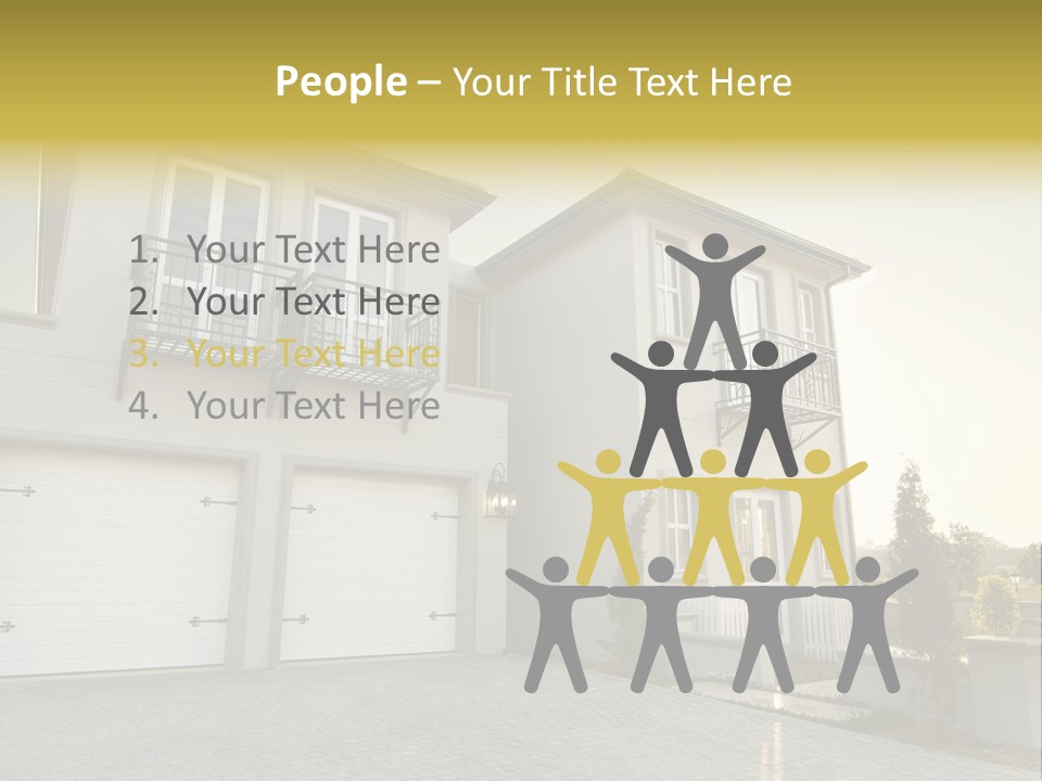 Family Life Elderly PowerPoint Template