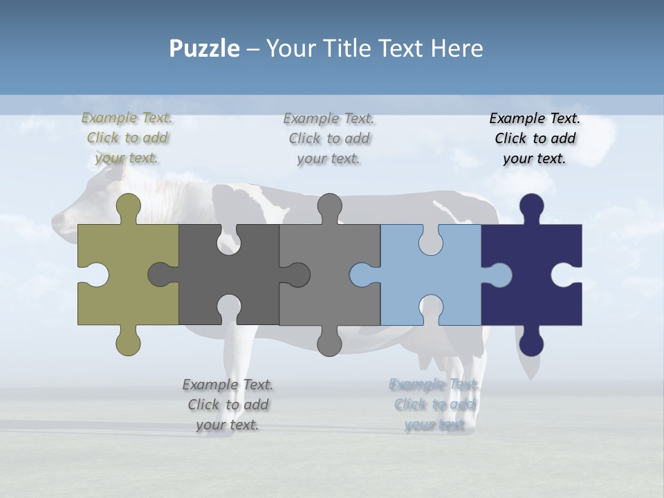 Family Coast Caucasian PowerPoint Template