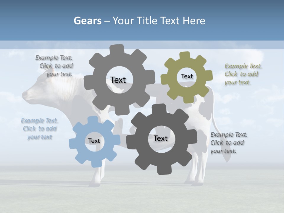 Family Coast Caucasian PowerPoint Template