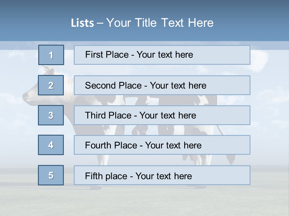 Family Coast Caucasian PowerPoint Template