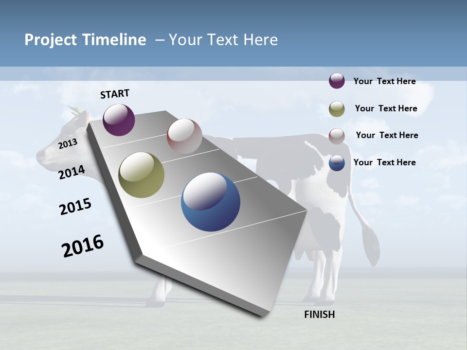 Family Coast Caucasian PowerPoint Template