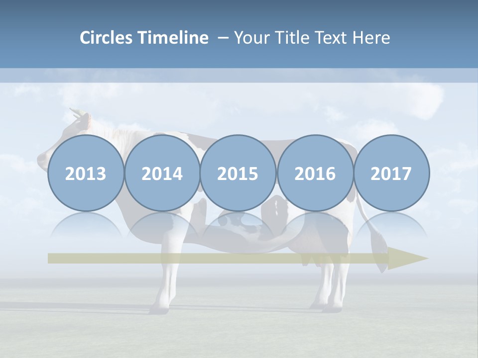 Family Coast Caucasian PowerPoint Template