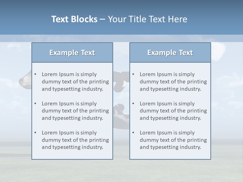 Family Coast Caucasian PowerPoint Template