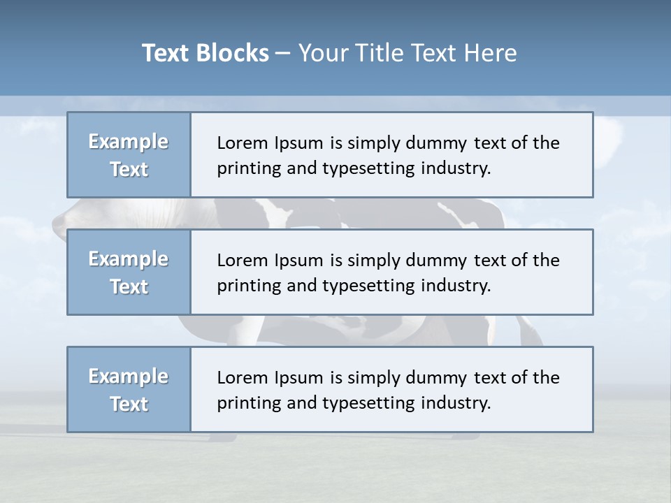 Family Coast Caucasian PowerPoint Template