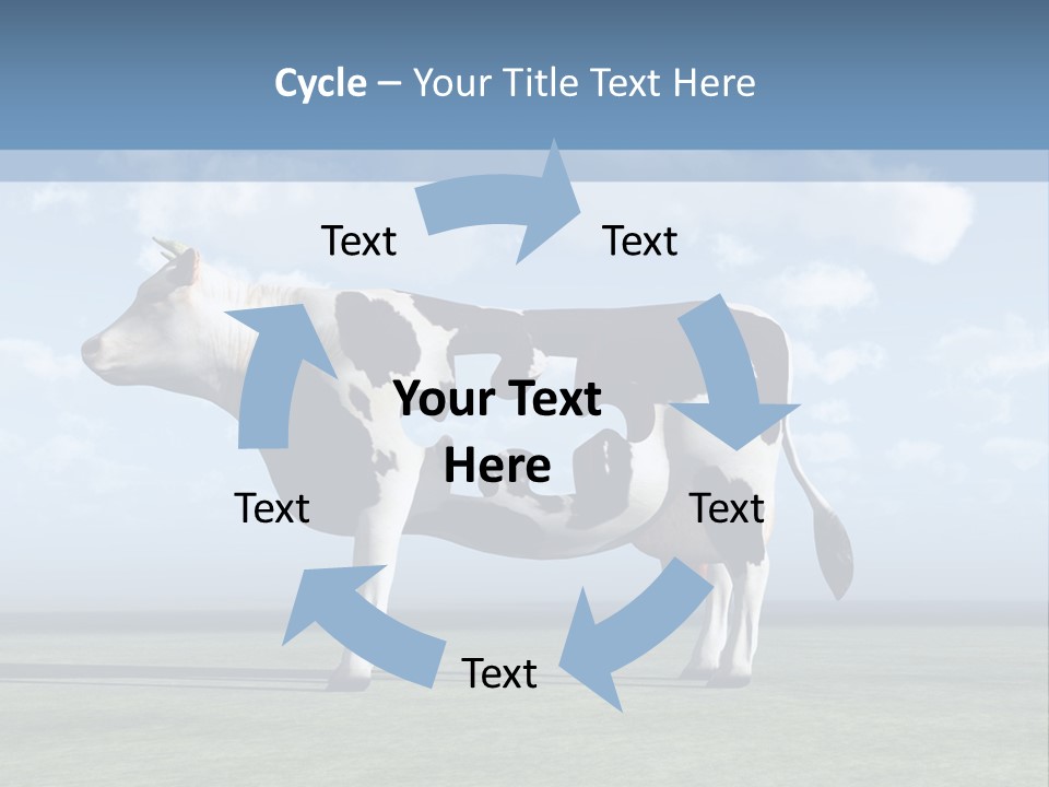 Family Coast Caucasian PowerPoint Template