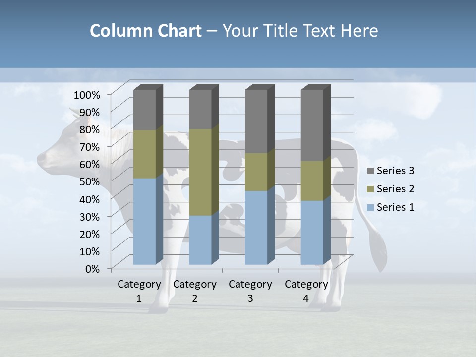 Family Coast Caucasian PowerPoint Template