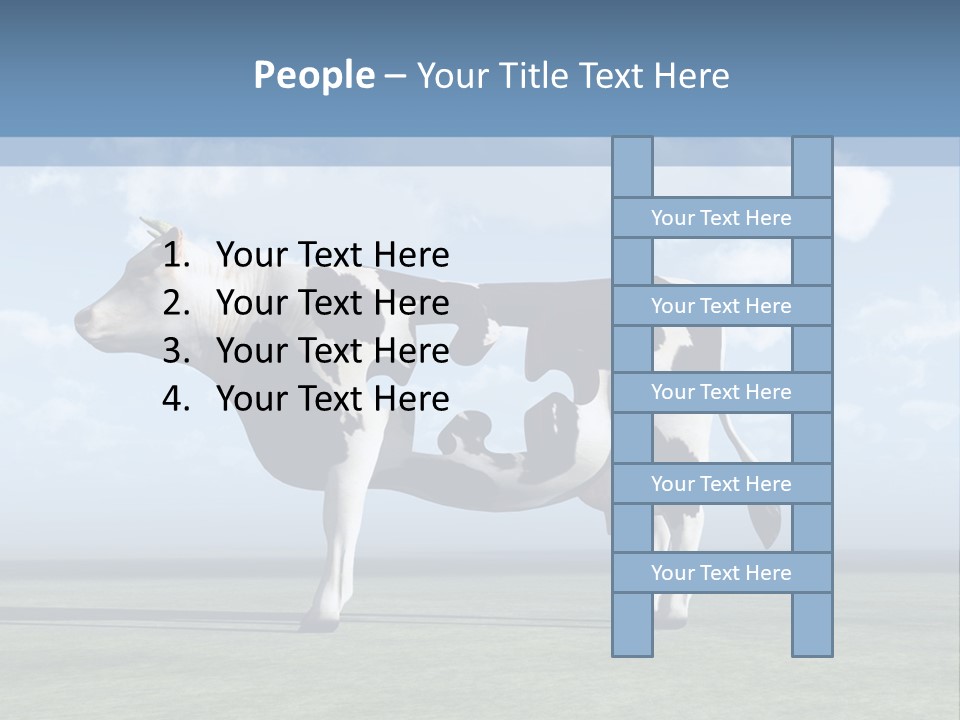 Family Coast Caucasian PowerPoint Template