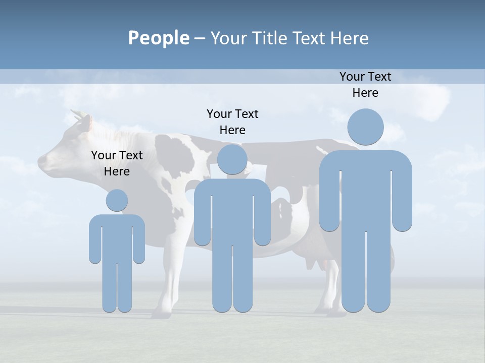 Family Coast Caucasian PowerPoint Template