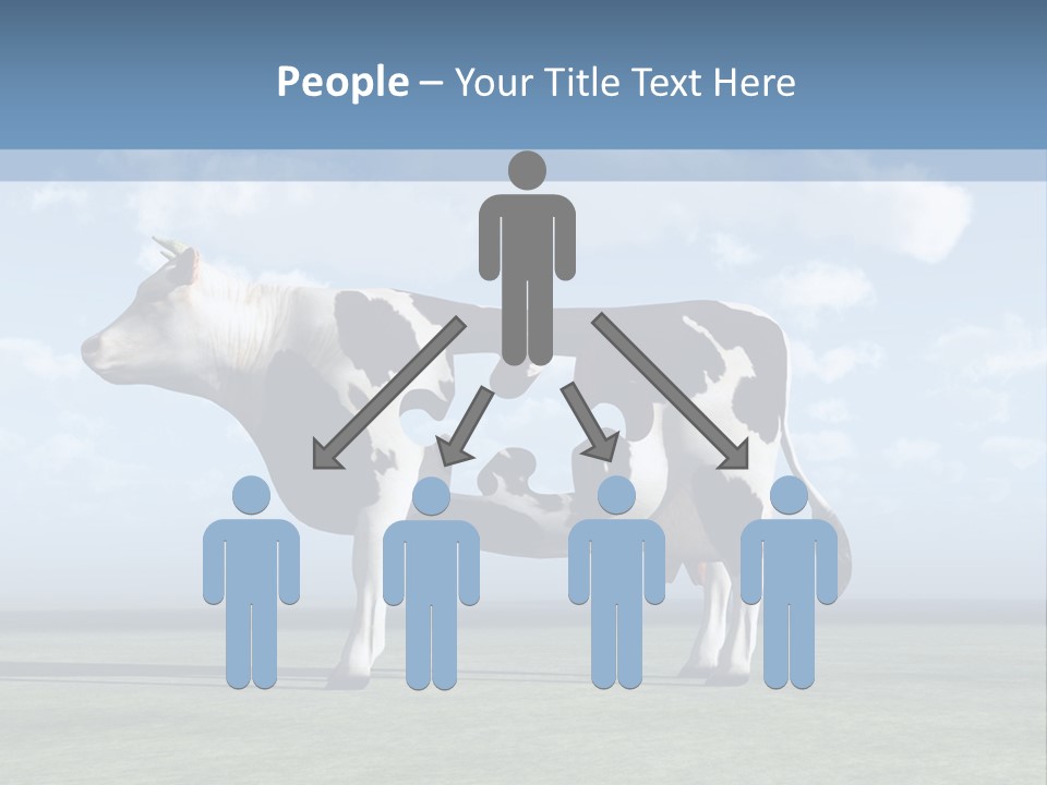 Family Coast Caucasian PowerPoint Template