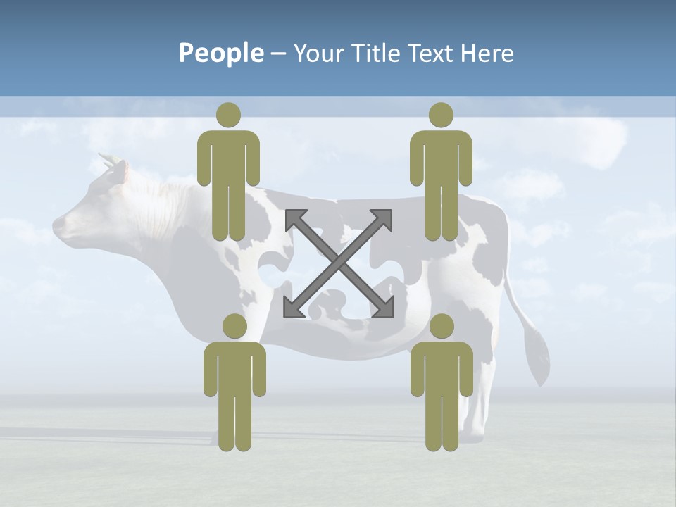 Family Coast Caucasian PowerPoint Template