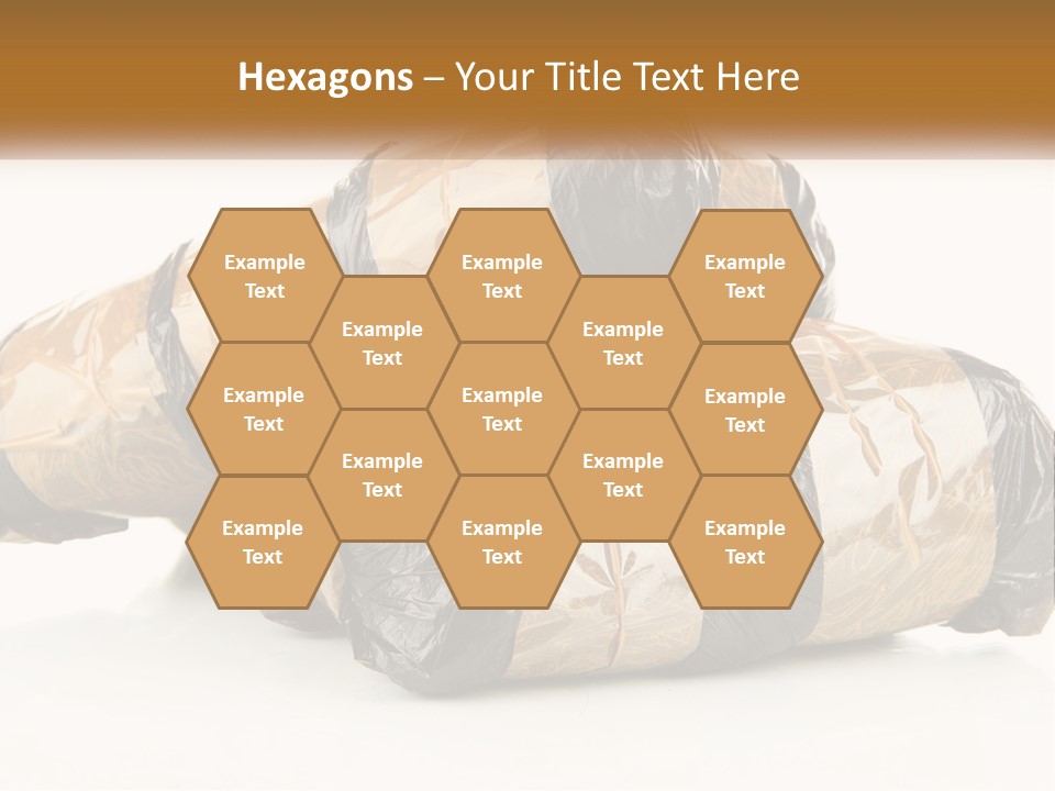 Caucasian Pensioner White PowerPoint Template