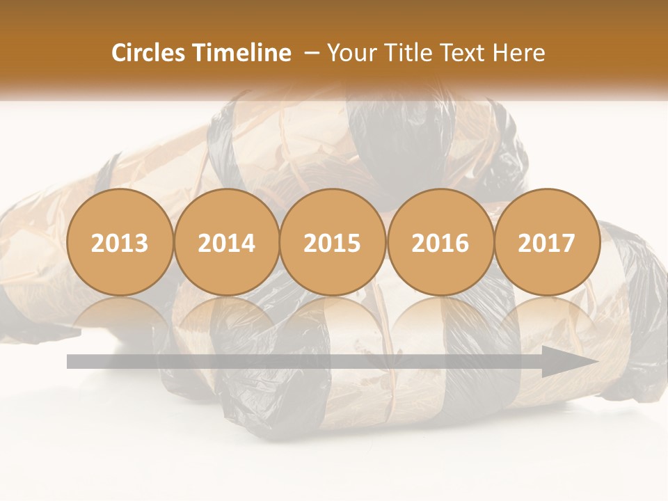 Caucasian Pensioner White PowerPoint Template