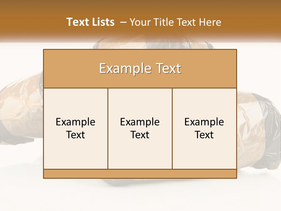 Caucasian Pensioner White PowerPoint Template