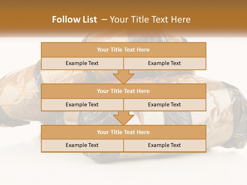 Caucasian Pensioner White PowerPoint Template