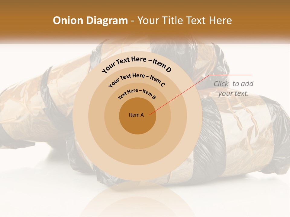 Caucasian Pensioner White PowerPoint Template