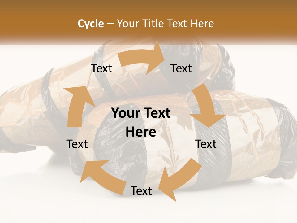 Caucasian Pensioner White PowerPoint Template