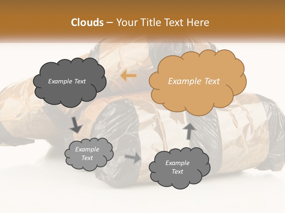 Caucasian Pensioner White PowerPoint Template