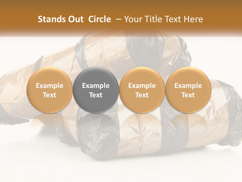 Caucasian Pensioner White PowerPoint Template