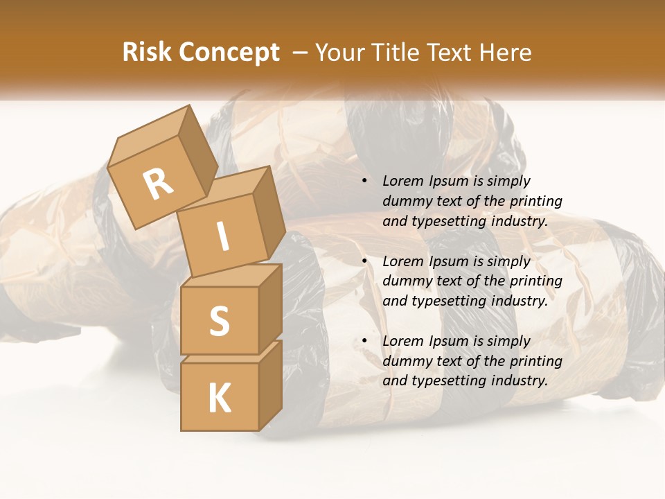 Caucasian Pensioner White PowerPoint Template