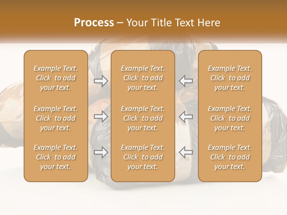 Caucasian Pensioner White PowerPoint Template