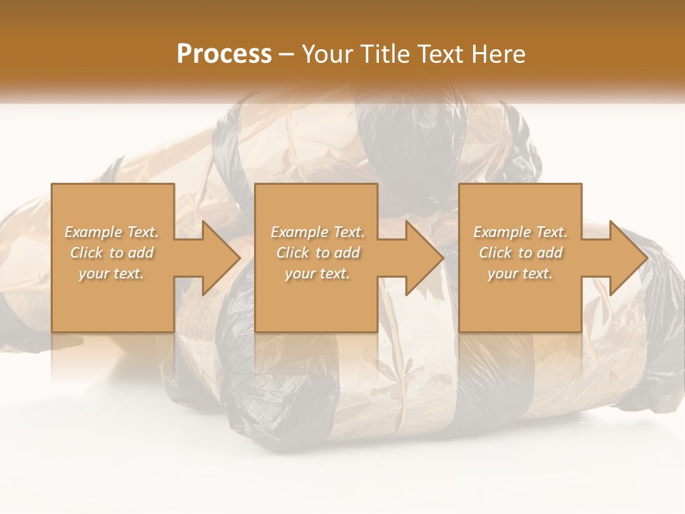 Caucasian Pensioner White PowerPoint Template