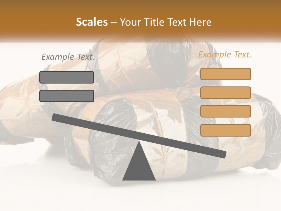 Caucasian Pensioner White PowerPoint Template