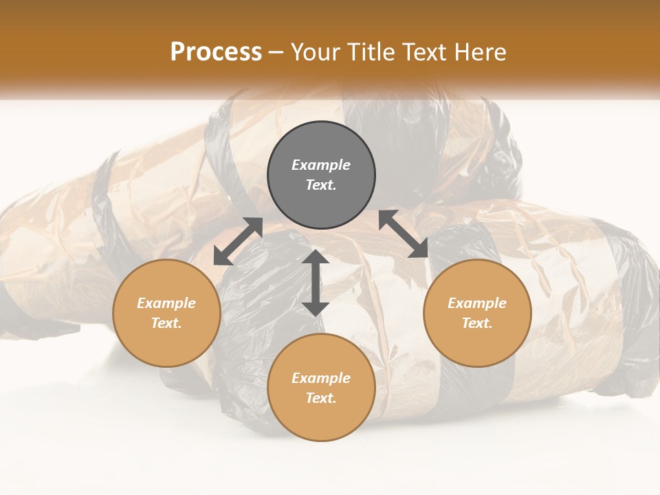 Caucasian Pensioner White PowerPoint Template