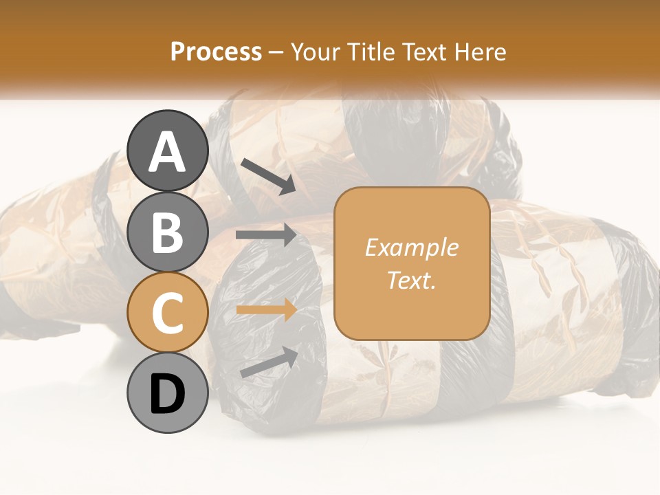 Caucasian Pensioner White PowerPoint Template