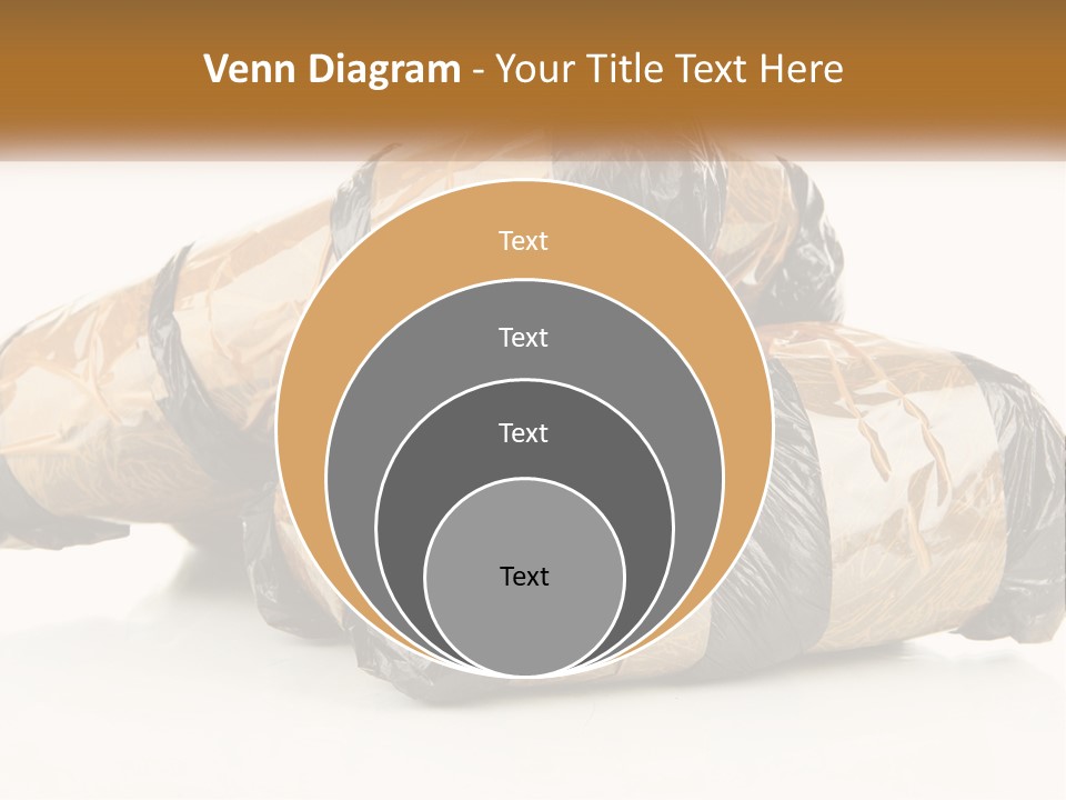 Caucasian Pensioner White PowerPoint Template