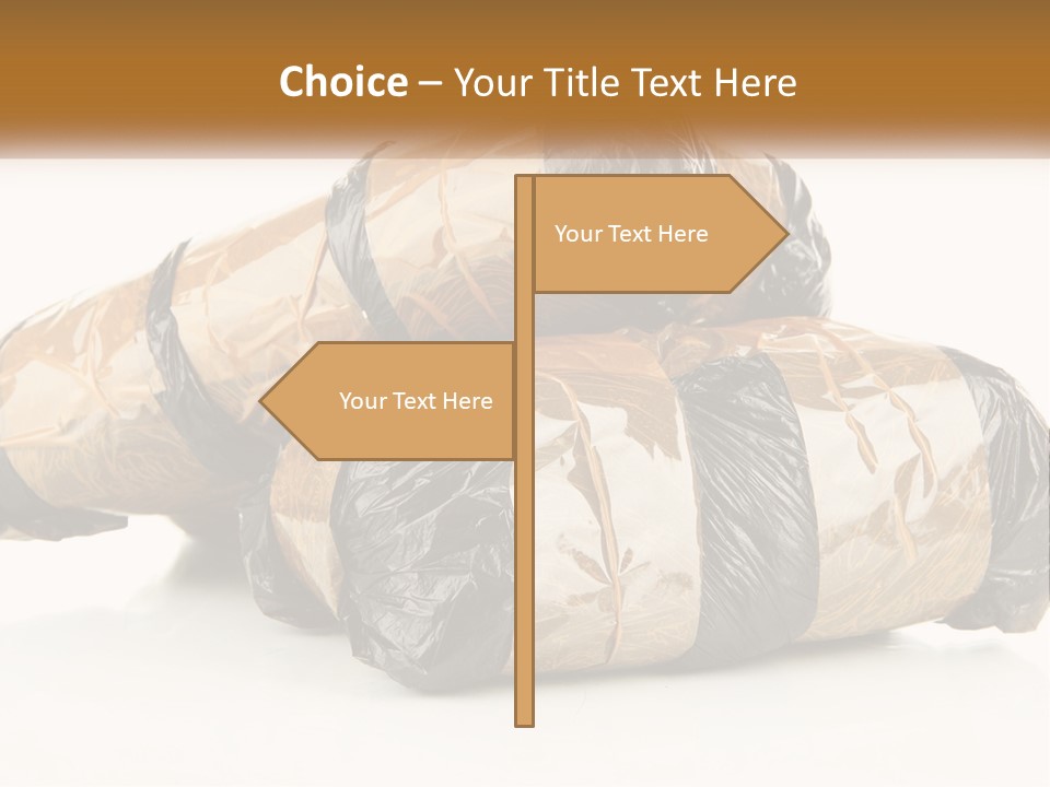 Caucasian Pensioner White PowerPoint Template