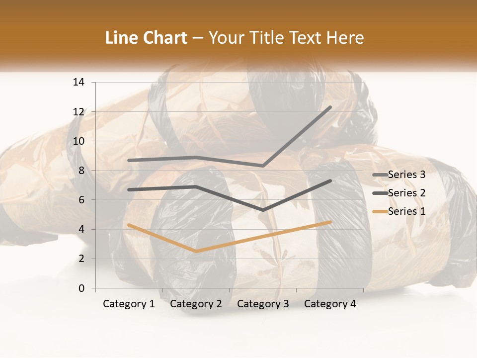 Caucasian Pensioner White PowerPoint Template
