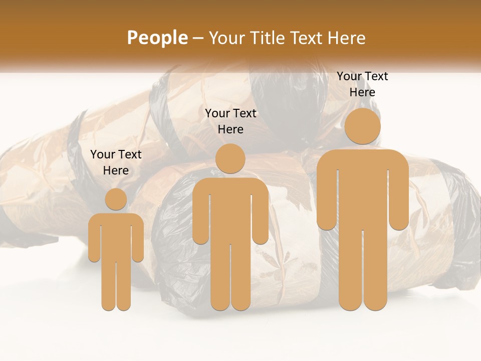 Caucasian Pensioner White PowerPoint Template