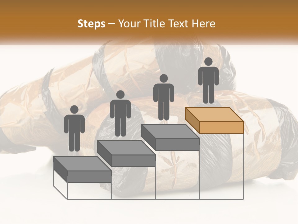 Caucasian Pensioner White PowerPoint Template