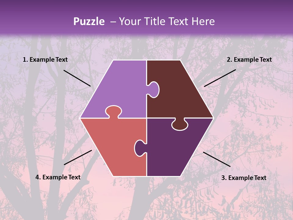 Peaceful Calm Sunset PowerPoint Template