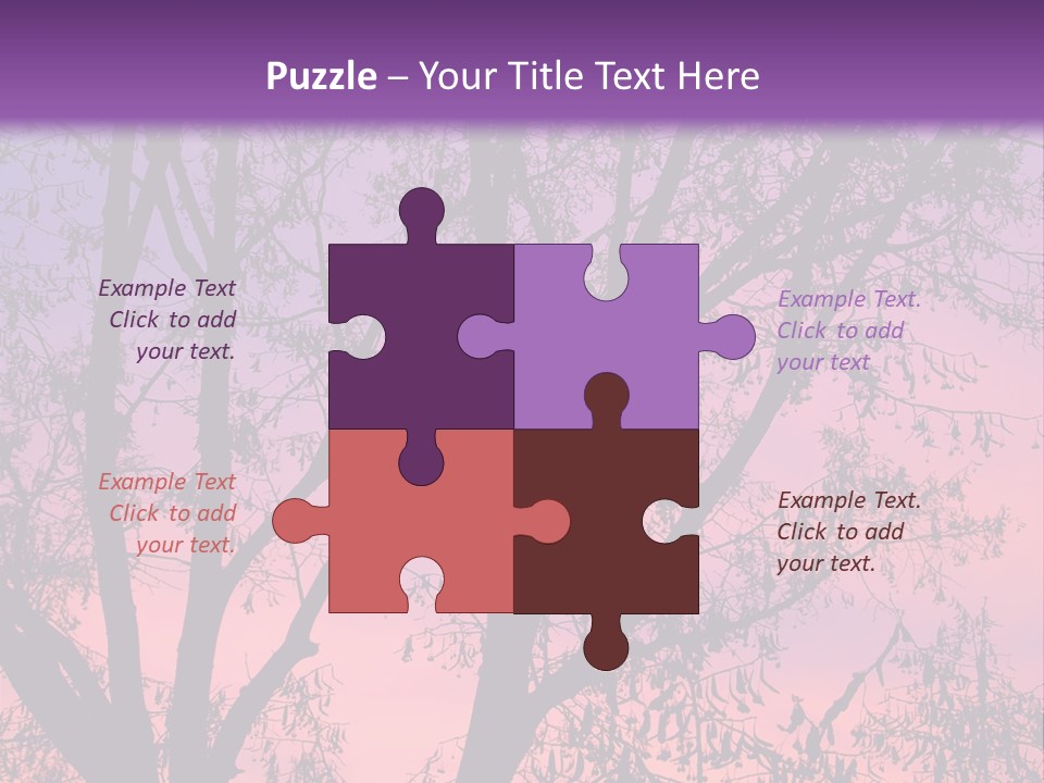 Peaceful Calm Sunset PowerPoint Template