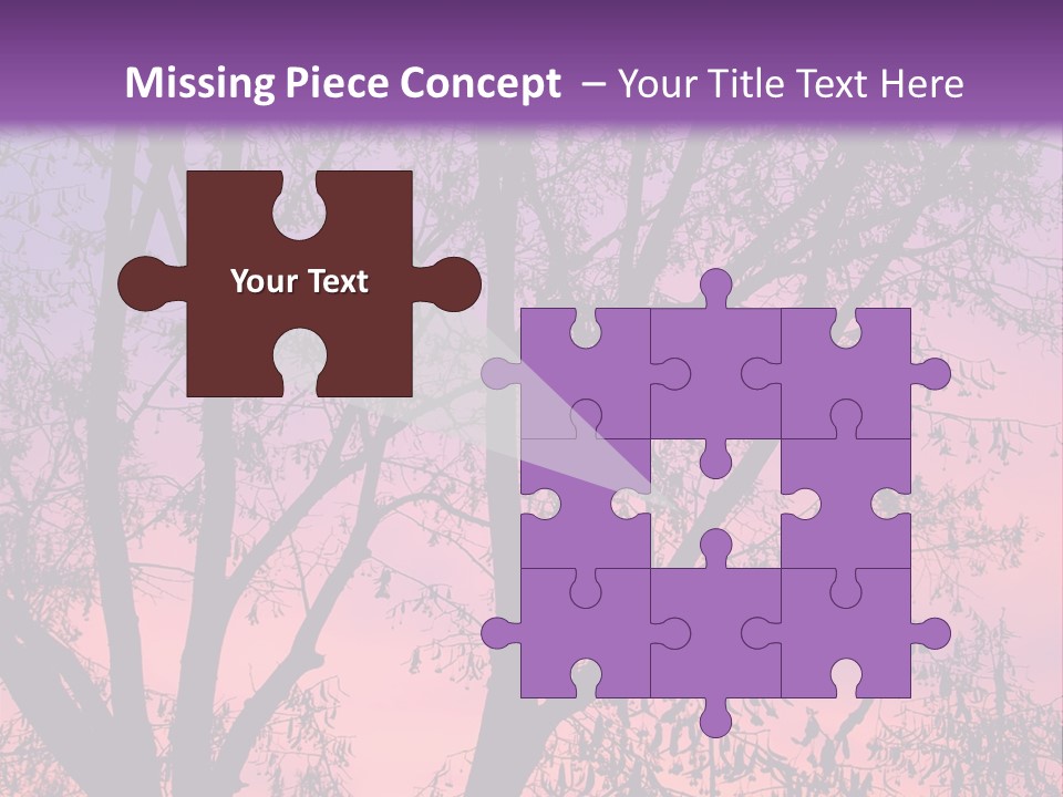 Peaceful Calm Sunset PowerPoint Template