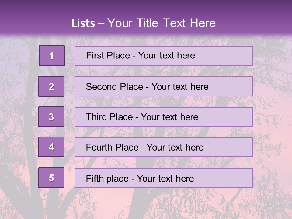 Peaceful Calm Sunset PowerPoint Template